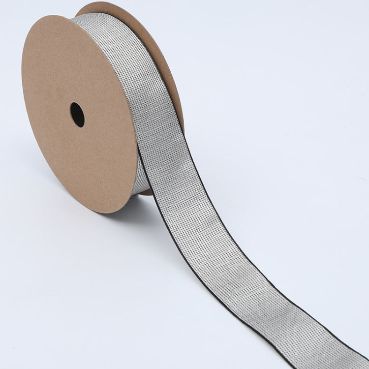 Starry Sky Cotton Ribbon Flower Wrapping Ribbon Baking Cake Bowknot Bandage Florist, Red, Green, Gray, Black, Off-white, Pink