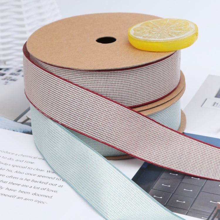 Starry Sky Cotton Ribbon Flower Wrapping Ribbon Baking Cake Bowknot Bandage Florist, Red, Green, Gray, Black, Off-white, Pink