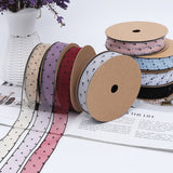 Transparent Snow Dots Yarn Ribbon Gift Box Packaging Material, 2.5cm, 4cm