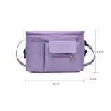 Multifunctional Stroller Hanging Bag Stroller Baby Bottle Water Bottle Bag Storage bag, Purple, Light Grey, Green