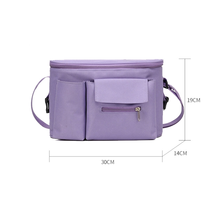 Multifunctional Stroller Hanging Bag Stroller Baby Bottle Water Bottle Bag Storage bag, Purple, Light Grey, Green