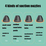 2046 Visualized Hot Compress Blackhead Suction Device Pore Cleaner and Bubble Export Instrument, White, Green