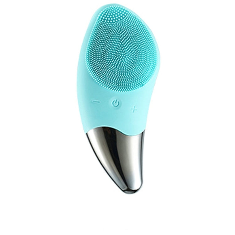 Ultrasonic Vibration Facial Cleansing Apparatus Multifunctional Electric Facial Washing Brush, Green (With Heating Function), Red (With Heating Function), Blue (With Heating Function), Pink (With Heating Function) Green (With Heating Function)