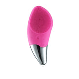 Ultrasonic Vibration Facial Cleansing Apparatus Multifunctional Electric Facial Washing Brush, Green (With Heating Function), Red (With Heating Function), Blue (With Heating Function), Pink (With Heating Function) Red (With Heating Function)