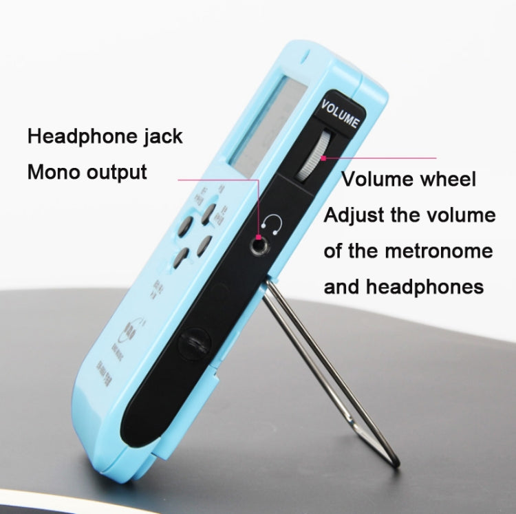 ENO EM-988A Electronic Vocal Rechargeable Metronome For Piano/Guitar/Drum/Guzheng/Violin, EM-988A (Pink)