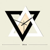 Personality Creative Wall Clock Retro Silent Minimalist Decorative Clock, Retro Silent Clock