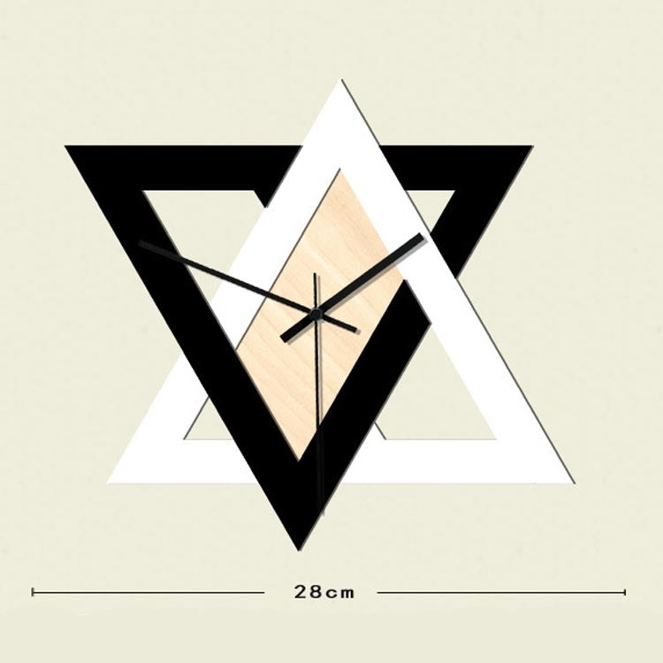 Personality Creative Wall Clock Retro Silent Minimalist Decorative Clock, Retro Silent Clock