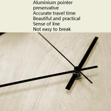 Personality Creative Wall Clock Retro Silent Minimalist Decorative Clock, Retro Silent Clock