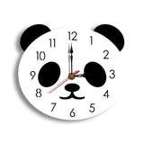 Cartoon Wall Clock Acrylic Clock Panda Simple Home Wall Clock, Panda Wall Clock