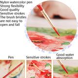 36 Colors Solid Watercolor Paint Children Sketch Watercolor, Black Tin Box, Blue, Pink, Black