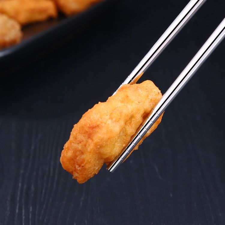 1 Pair Extended Chopsticks Stainless Steel Non-Slip Anti-Scalding Long Chopsticks Noodle Chopsticks Hot Pot Chopsticks, 36cm