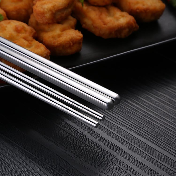 1 Pair Extended Chopsticks Stainless Steel Non-Slip Anti-Scalding Long Chopsticks Noodle Chopsticks Hot Pot Chopsticks, 36cm