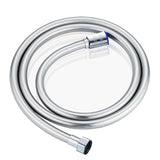 Shower Hose Water Heater Rain Shower Bathroom Stainless Steel Shower PVC Nozzle Hose, 1.5m Silver, 2m Silver, 1.5m Golden, 2m Gold