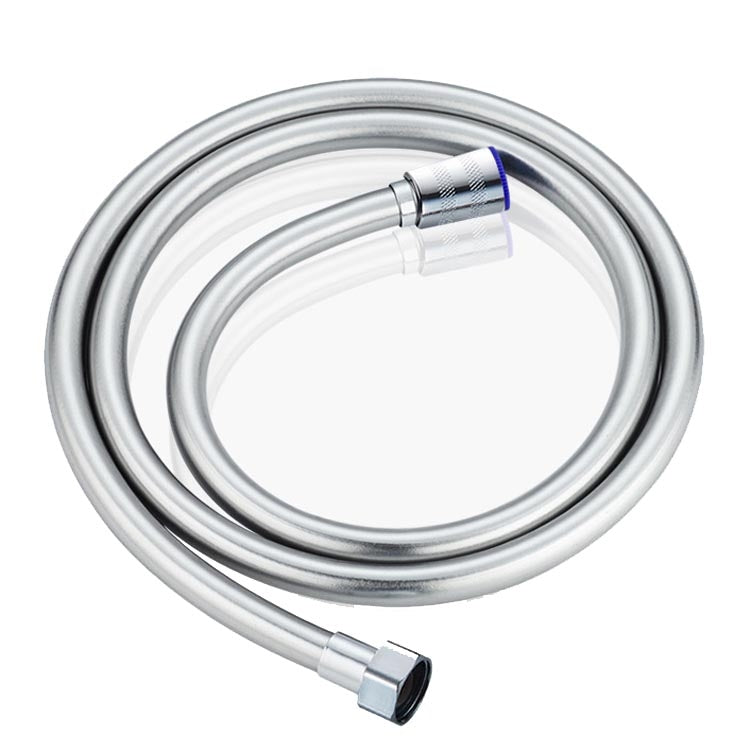 Shower Hose Water Heater Rain Shower Bathroom Stainless Steel Shower PVC Nozzle Hose, 1.5m Silver, 2m Silver, 1.5m Golden, 2m Gold