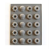 Silicone Cake Mold 25 Grid Fudge Hard Candy Silicone Biscuit Mold, Fruit, Donuts