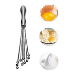 Manual Whisk Stainless Steel Glass Bead Egg Whisk Kitchen Household Hand-Held Baking Tools Type A 12 Inch, Type A 12 Inch, Type A 10 Inch, Type B 12 Inch, Type B 10 Inch, Type C 12 inch, Type C 10 Inch