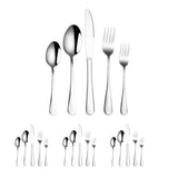 20 in 1 Stainless Steel Cutlery Steak Cutlery Set, True Color, Golden, Rose Gold, Colorful, Black True Color