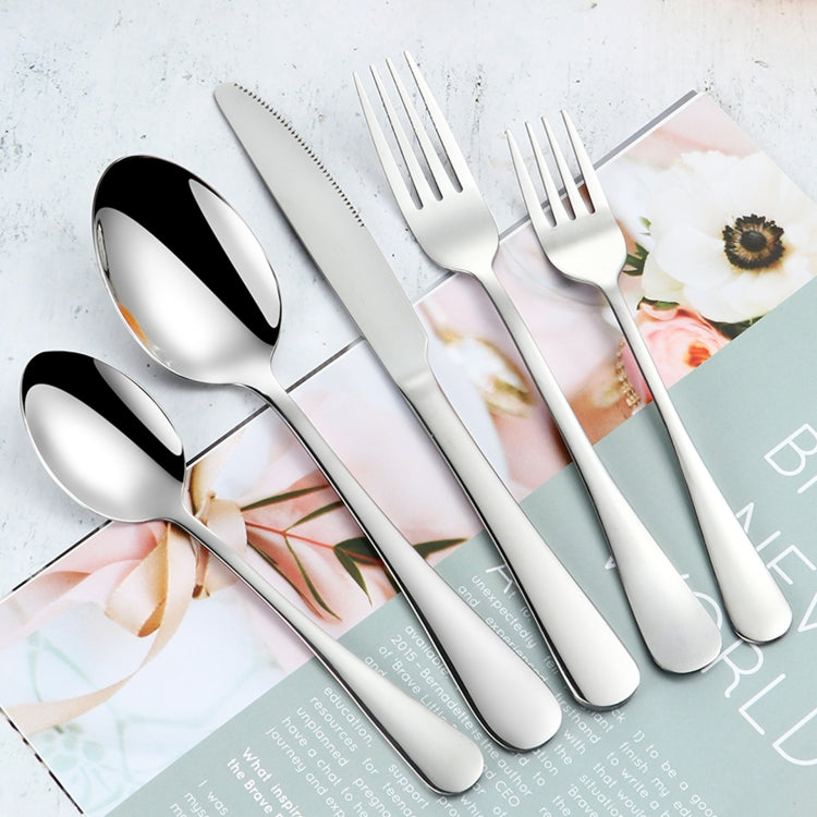 20 in 1 Stainless Steel Cutlery Steak Cutlery Set, True Color, Golden, Rose Gold, Colorful, Black