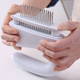 Stainless Steel Tenderloin Meat Knocking Meat Needle 48-Pin Household Kitchen Rib Breaker, 16.5x14.5cm