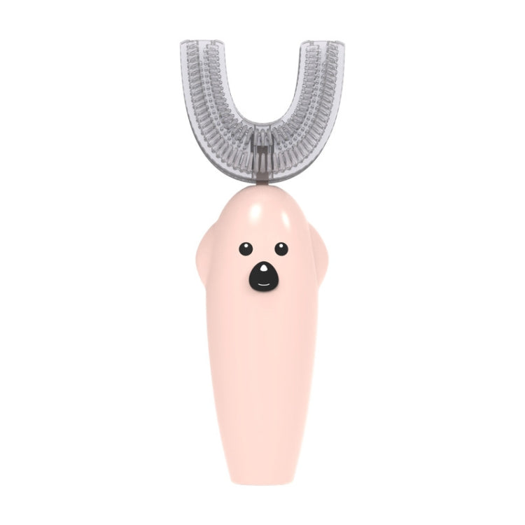 U-Shaped Children Ultrasonic Electric Toothbrush Disinfection And Drying Dmart Toothbrush, Pink, Yellow, Blue Pink