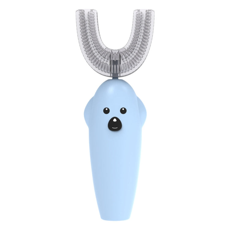 U-Shaped Children Ultrasonic Electric Toothbrush Disinfection And Drying Dmart Toothbrush, Pink, Yellow, Blue Blue