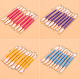 2 Sets Carving Pen Cake Fondant Carving Knife Making Cutting Tool 01030 Purple (OPP Bag Packaging), 01071 Yellow (OPP Bag Packaging), 01018 Red (OPP Bag Packaging), 02023 Blue (OPP Bag Packaging), 02030 Pink (OPP Bag Packaging)                         ...