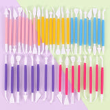 2 Sets Carving Pen Cake Fondant Carving Knife Making Cutting Tool 01030 Purple (OPP Bag Packaging), 01071 Yellow (OPP Bag Packaging), 01018 Red (OPP Bag Packaging), 02023 Blue (OPP Bag Packaging), 02030 Pink (OPP Bag Packaging)                         ...