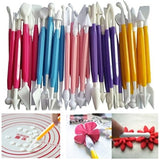 2 Sets Carving Pen Cake Fondant Carving Knife Making Cutting Tool 01030 Purple (OPP Bag Packaging), 01071 Yellow (OPP Bag Packaging), 01018 Red (OPP Bag Packaging), 02023 Blue (OPP Bag Packaging), 02030 Pink (OPP Bag Packaging)                         ...