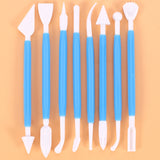 2 Sets Carving Pen Cake Fondant Carving Knife Making Cutting Tool 01030 Purple (OPP Bag Packaging), 01071 Yellow (OPP Bag Packaging), 01018 Red (OPP Bag Packaging), 02023 Blue (OPP Bag Packaging), 02030 Pink (OPP Bag Packaging)                         ... 02023 Blue (OPP Bag Packaging)