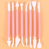 2 Sets Carving Pen Cake Fondant Carving Knife Making Cutting Tool 01030 Purple (OPP Bag Packaging), 01071 Yellow (OPP Bag Packaging), 01018 Red (OPP Bag Packaging), 02023 Blue (OPP Bag Packaging), 02030 Pink (OPP Bag Packaging)                         ... 02030 Pink (OPP Bag Packaging)