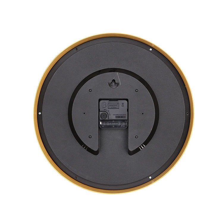 12 Inch Living Room Creative Color Wood Grain Wall Clock Quartz Clock Classroom Children Personality Wall Clock, Wood Grain Wall Clock