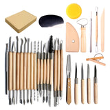 30 In 1 Wooden Pottery Clay Tools Multi-Function Clay Sculpture Tools, Sculpture Tools Sculpture Tools