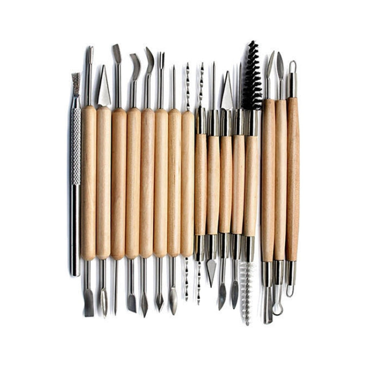 30 In 1 Wooden Pottery Clay Tools Multi-Function Clay Sculpture Tools, Sculpture Tools