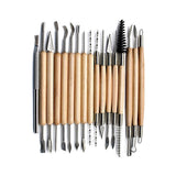 30 In 1 Wooden Pottery Clay Tools Multi-Function Clay Sculpture Tools, Sculpture Tools