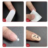 100 Sheets Jelly Glue Nail Double-Sided Adhesive Film Yellow Glue Nail Sticker, 12 Stickers/sheet Regular 0.5mm Thick, 12 Stickers/sheet Ultra-thin 0.3mm Thick, 12 Stickers/sheet Medium 0.4mm Thick, 24 Stickers/sheet Regular 0.5mm Thick               ...