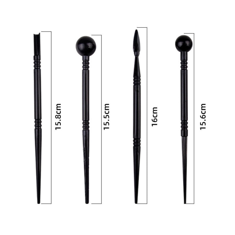 23 In 1 Wooden Clay Plastic Pottery Clay Tool Set Multifunctional Carving Combo Set, Pottery Clay Tool Set