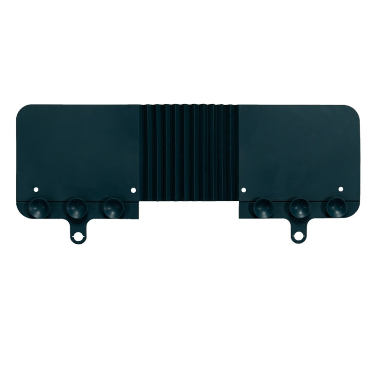 2 PCS Sink Foldable Flaps Kitchen Suction Cup Splash-Proof Flaps, Pink, White, Navy Blue Navy Blue