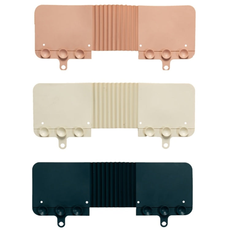 2 PCS Sink Foldable Flaps Kitchen Suction Cup Splash-Proof Flaps, Pink, White, Navy Blue