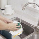 2 PCS Sink Foldable Flaps Kitchen Suction Cup Splash-Proof Flaps, Pink, White, Navy Blue