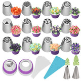27 in 1 Decorating Mouth Set Seamless Cream Squeezing Mouth, 27 PCS/Set 27 PCS Set