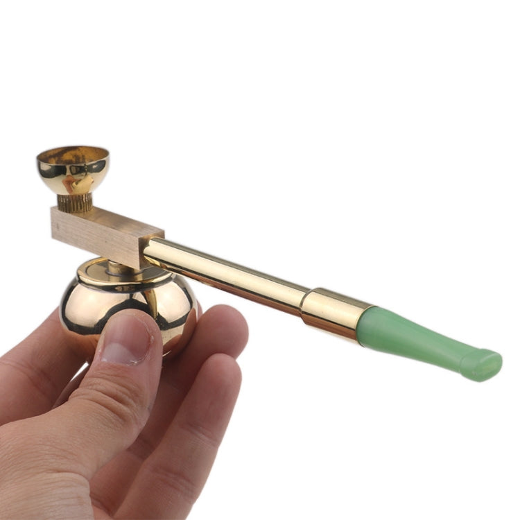 Hookah Water Pipe Dry Pipe Filter Water Pipe And Dry Tobacco Rod, Brass, Acrylic