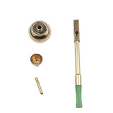 Hookah Water Pipe Dry Pipe Filter Water Pipe And Dry Tobacco Rod, Brass, Acrylic