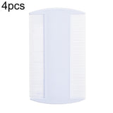 4pcs Pet Comb Double-Sided Comb Dog Cleaning Supplies Cat Comb Pet Grooming Supplies, White, Light Blue, Green, Dark Blue, Orange, Purple