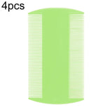 4pcs Pet Comb Double-Sided Comb Dog Cleaning Supplies Cat Comb Pet Grooming Supplies, White, Light Blue, Green, Dark Blue, Orange, Purple