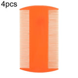 4pcs Pet Comb Double-Sided Comb Dog Cleaning Supplies Cat Comb Pet Grooming Supplies, White, Light Blue, Green, Dark Blue, Orange, Purple