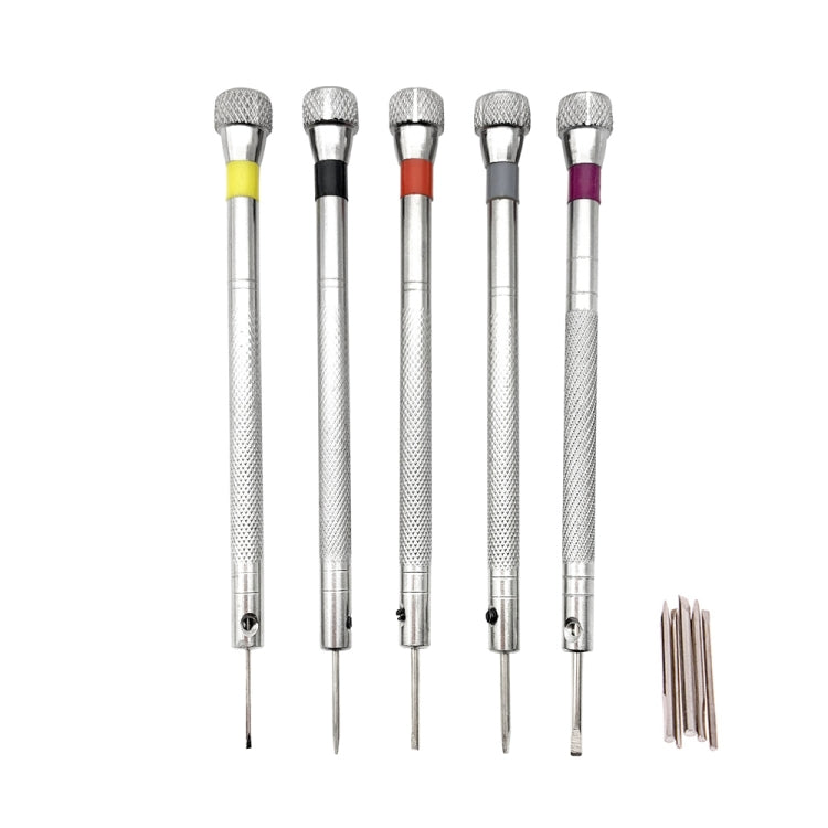 Watch Repair Tools Glasses Computer Screwdrivers, Style: White Bits, 5 in 1 White Bits, 5 in 1 Black Bits