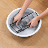 3 in 1 Underwear Drawer Storage Box Household Socks Folding Storage Box, Beige, Gray