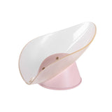 Toilet Drain Soap Box No Perforation Shelf, Blue, Light Pink, Grey Light Pink