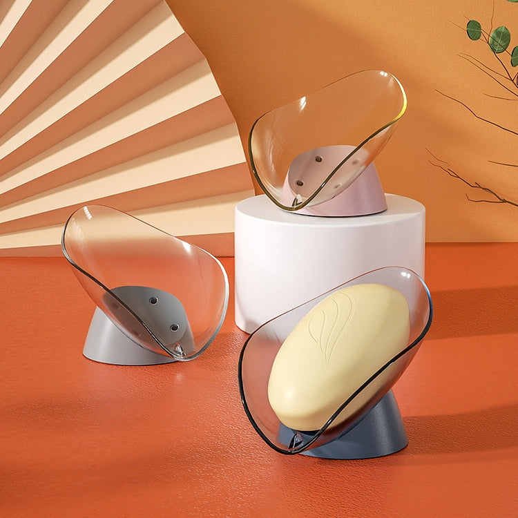 Toilet Drain Soap Box No Perforation Shelf, Blue, Light Pink, Grey