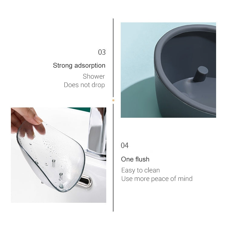 Toilet Drain Soap Box No Perforation Shelf, Blue, Light Pink, Grey